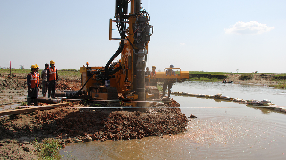 Pile Foundation in Satiya Khola Bridge